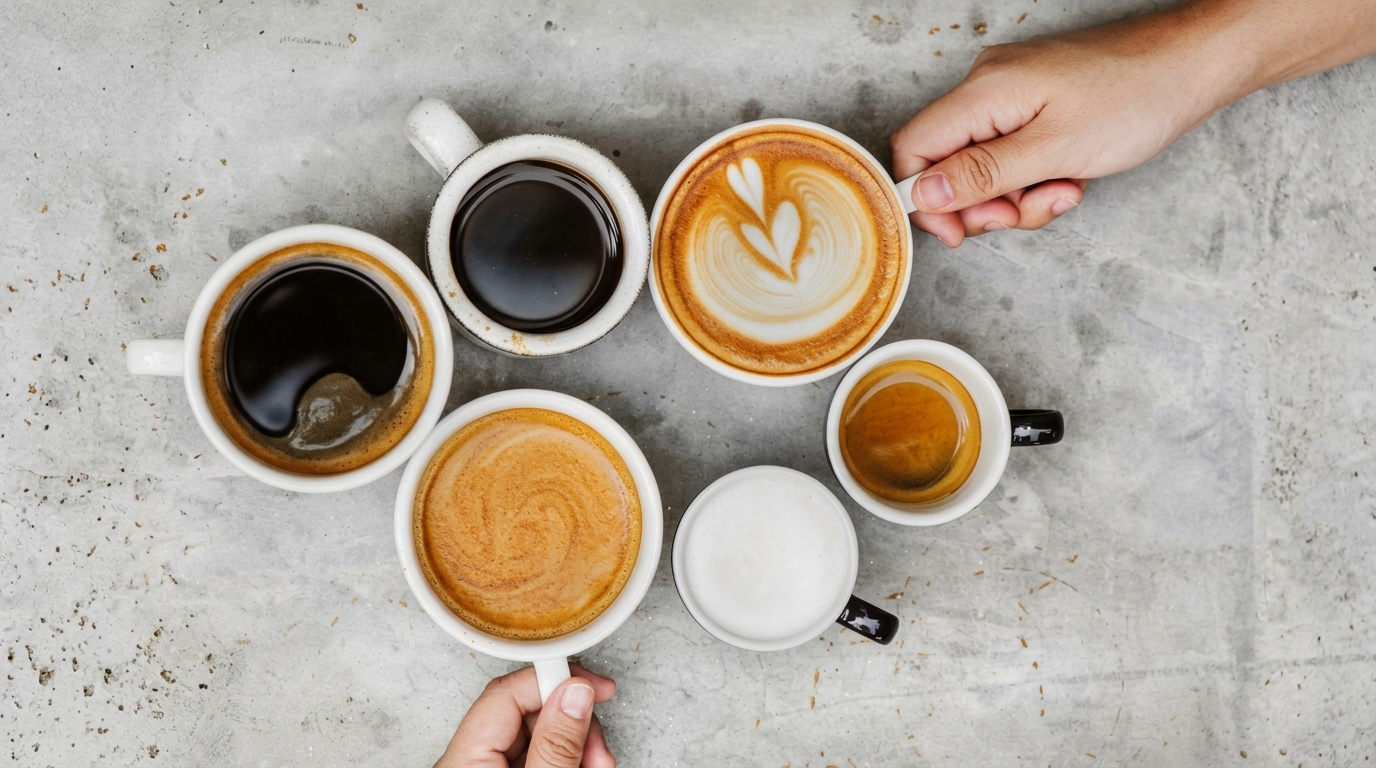 Artisanal Turkish coffees and espresso drinks served fresh at Rosarya Bakery Cafe